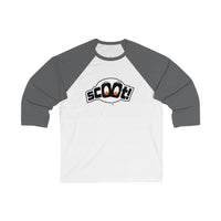 Scoot - Logo Design - Unisex 3\4 Sleeve Baseball Tee