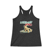 Category Zero (Teddy Bear Design) - Women's Tri-Blend Racerback Tank