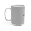 The Recount (Black Logo Design) - Grey Mug 15oz