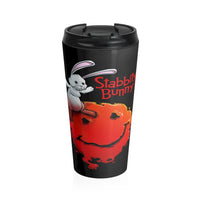 Stabbity Bunny (#1 Cover Design) - Stainless Steel Travel Mug