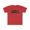 Scout Comics Logo (Black Logo) - Unisex Softstyle T-Shirt