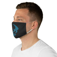 By The Horns (Horn Hunter Symbol) - Fabric Face Mask