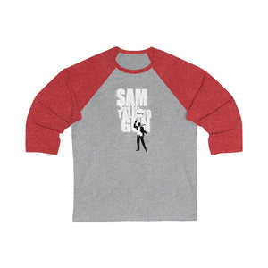 Sam and His Talking Gun - Unisex 3\4 Sleeve Baseball Tee