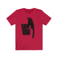 Sam and His Talking Gun (Gun Design)  - Unisex Jersey T-Shirt