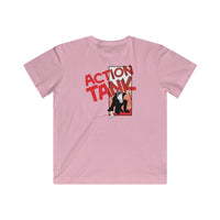 Action Tank - Red Logo Design - Kids Fine Jersey Tee