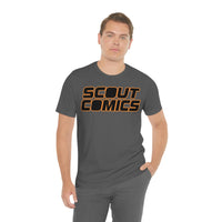 Scout Comics - Black Logo - Unisex Jersey Short Sleeve Tee