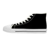 Oswald and the Star-Chaser - Black Starlond Design - Women's High Top Sneakers