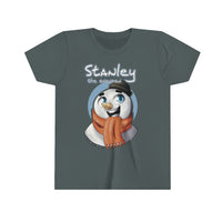 Stanley The Snowman - Logo & Cover Design - Youth Short Sleeve Tee