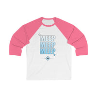 Action Tank - Meep Design - Unisex 3\4 Sleeve Baseball Tee