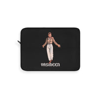 Yasmeen (Open Arms Design) - Black Laptop Sleeve