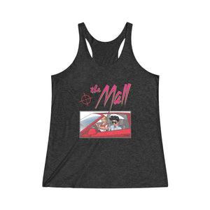 The Mall (Sports Car Design) - Women's Tri-Blend Racerback Tank