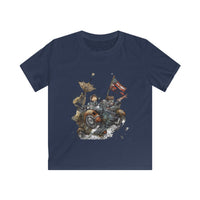 The Space Caded - Lunar Rover Design - Kids Softstyle Tee