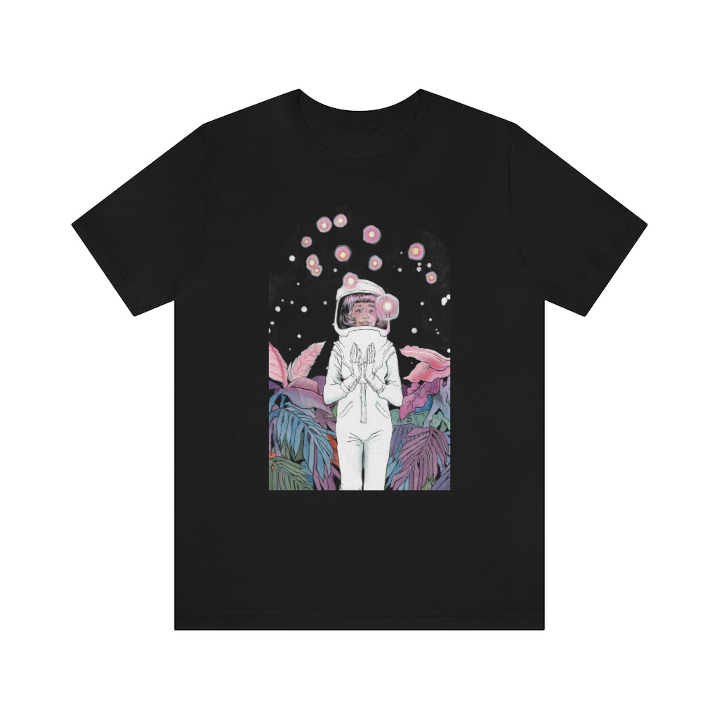 Ghost Planet - Tess- Flower Design -  Copy of Unisex Jersey Short Sleeve Tee