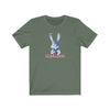 Stabbity Bunny (Harerasier Front Facing Design) - Unisex Jersey Short Sleeve Tee