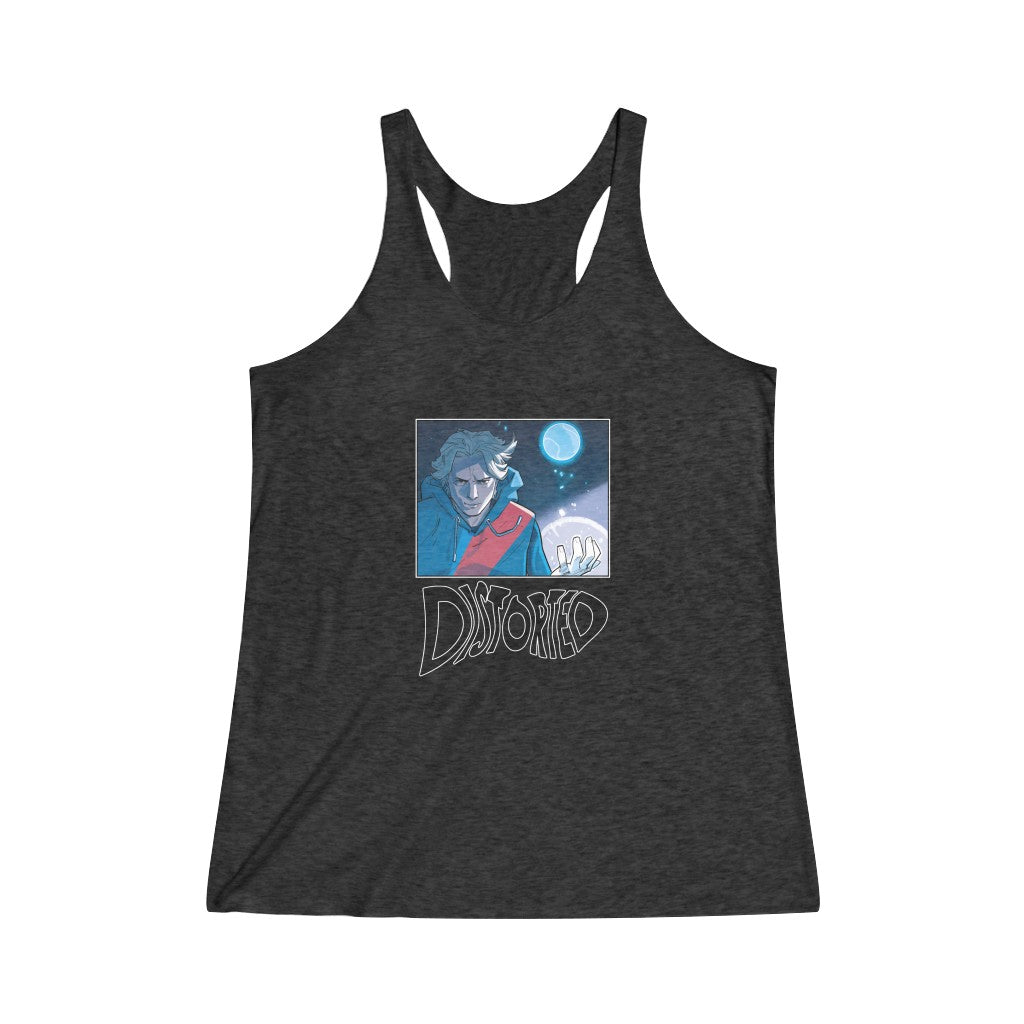 Distorted (Promo 1 Design) - Women's Tri-Blend Racerback Tank