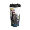 By The Horns (Issue One Design) - White Stainless Steel Travel Mug