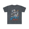 The Space Cadet - Neil and Astronaut Kneeling - Unisex Softstyle T-Shirt