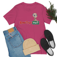 Road Trip To Hell - Angel Logo Design - Unisex Jersey Short Sleeve Tee