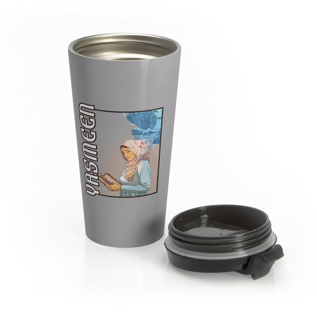 Yasmeen (Book Design) - Stainless Steel Travel Mug