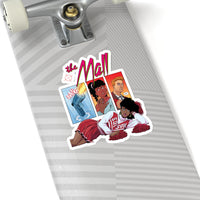 The Mall (Cheerleader Design) - Kiss-Cut Stickers