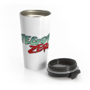 Category Zero (Logo Design) - Stainless Steel Travel Mug