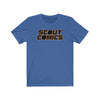 Scout Comics Logo (Black Logo) - Unisex Jersey Short Sleeve Tee