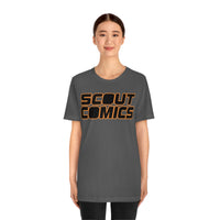 Scout Comics - Black Logo - Unisex Jersey Short Sleeve Tee