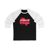 Long Live Pro Wrestling -  Logo Design - Unisex 3\4 Sleeve Baseball Tee
