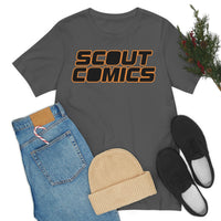 Scout Comics - Black Logo - Unisex Jersey Short Sleeve Tee