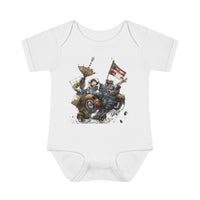 The Space Cadet - Lunar Rover Design - Infant Baby Rib Bodysuit