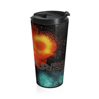 Solar Flare (Starburst Design) - Stainless Steel Travel Mug