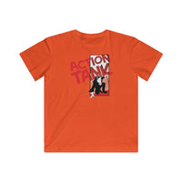 Action Tank - Red Logo Design - Kids Fine Jersey Tee