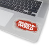 Rabid World (Red Splatter Logo Design) - Kiss-Cut Stickers