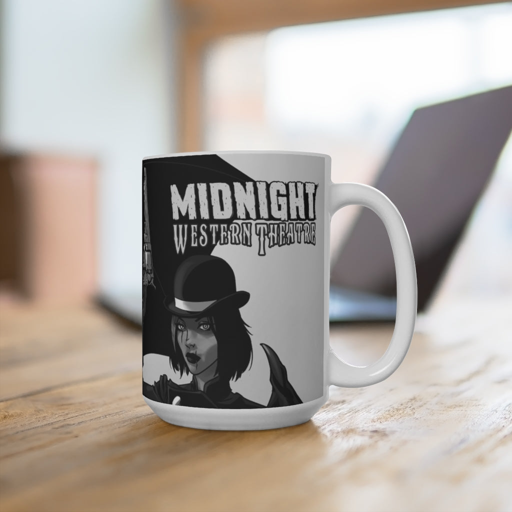 Midnight Western Theatre - White Coffee Mug 15oz