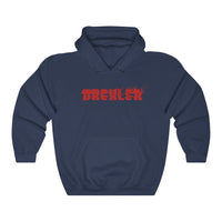 Drexler (Red Logo Design) - Heavy Blend™ Hooded Sweatshirt