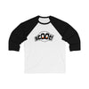 Scoot - Logo Design - Unisex 3\4 Sleeve Baseball Tee