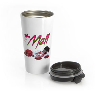 The Mall (Cheerleader Design) - Stainless Steel Travel Mug