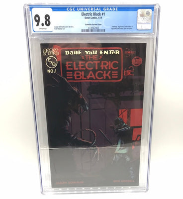 CGC Graded - Electric Black #1 - Big Pete's Collectibles Variant Cover - 9.8