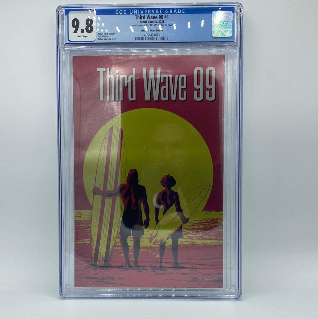 CGC Graded - Third Wave 99 #1 - Endless Summer Metal Cover - 9.8 - WhatNot Edition