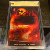 CBCS Graded - Solar Flare #2 - Original Kickstarter Sunburst Exclusive Cover - Signature Series - 9.6