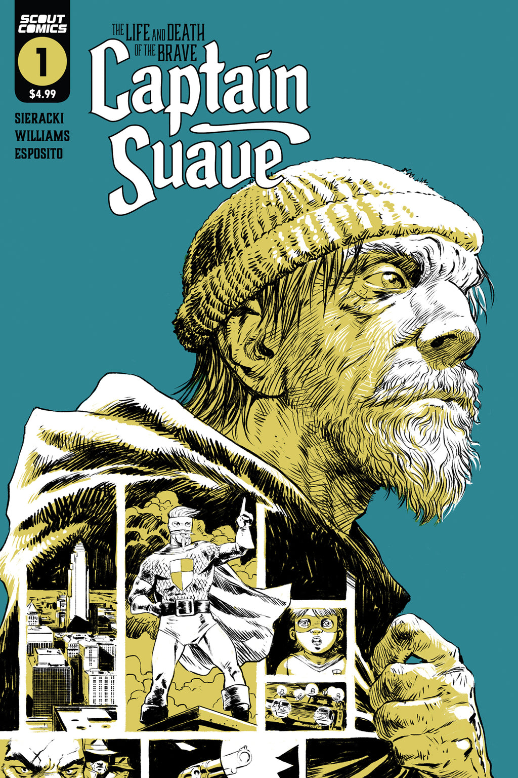 Life And Death Of The Brave Captain Suave #1 - WhatNot/Webstore Variant Cover (Dave Wachter)