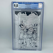 CGC Graded - Stabbity Bunny #1 - NYCC 2018 Coloring Book Variant Cover - 9.8